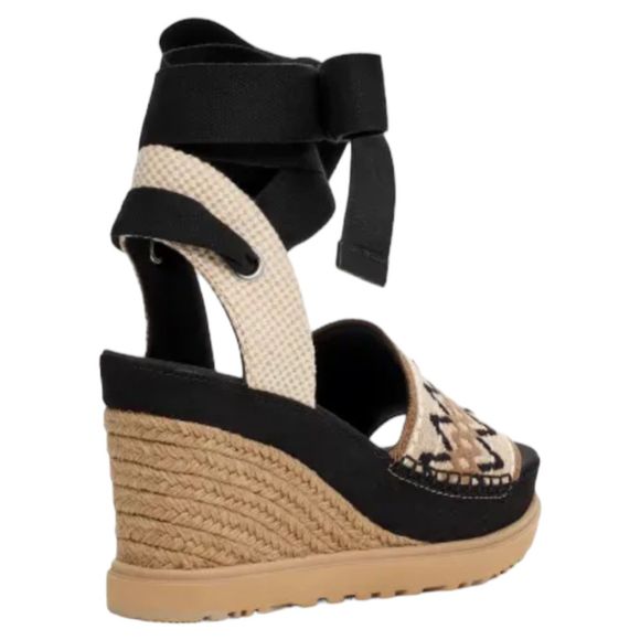 UGG Abbot Ankle Wrap Wedge Sandal Women's Size 8.5 NWT No Box - Picture 3 of 13